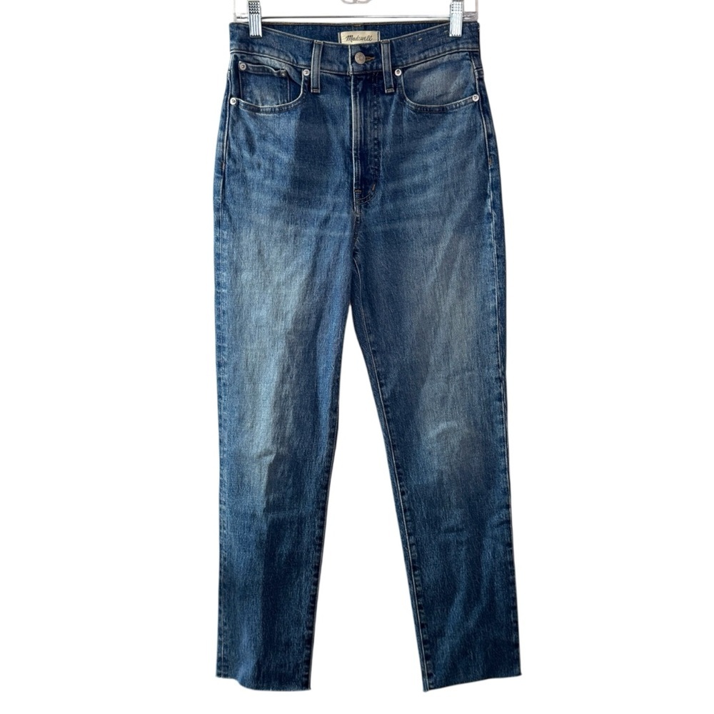 Madewell The Perfect Vintage Jean Size 26T Raw Hem High Rise *see measurements*